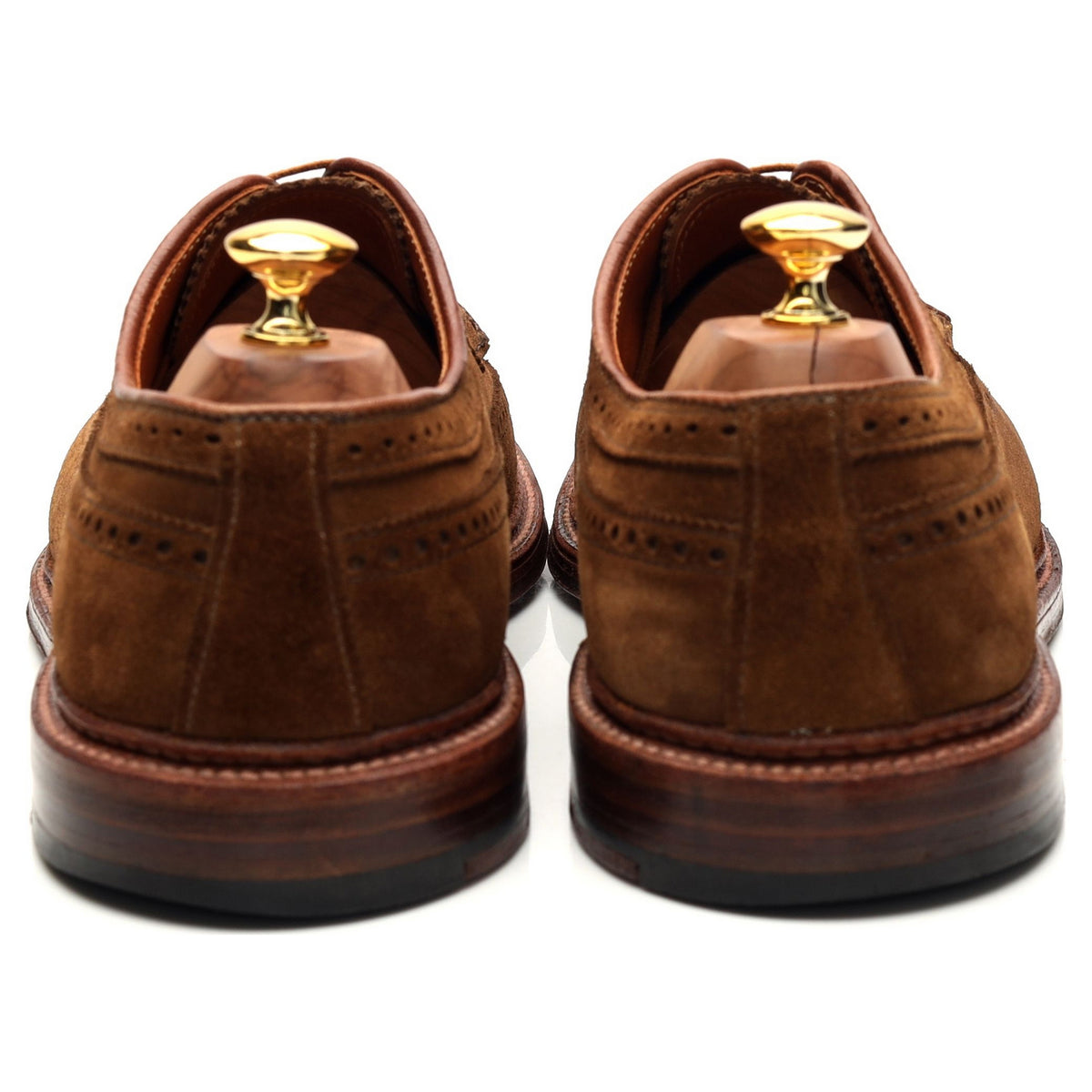 &#39;97785&#39; Snuff Brown Suede Derby Brogue UK 11.5 US 12 D