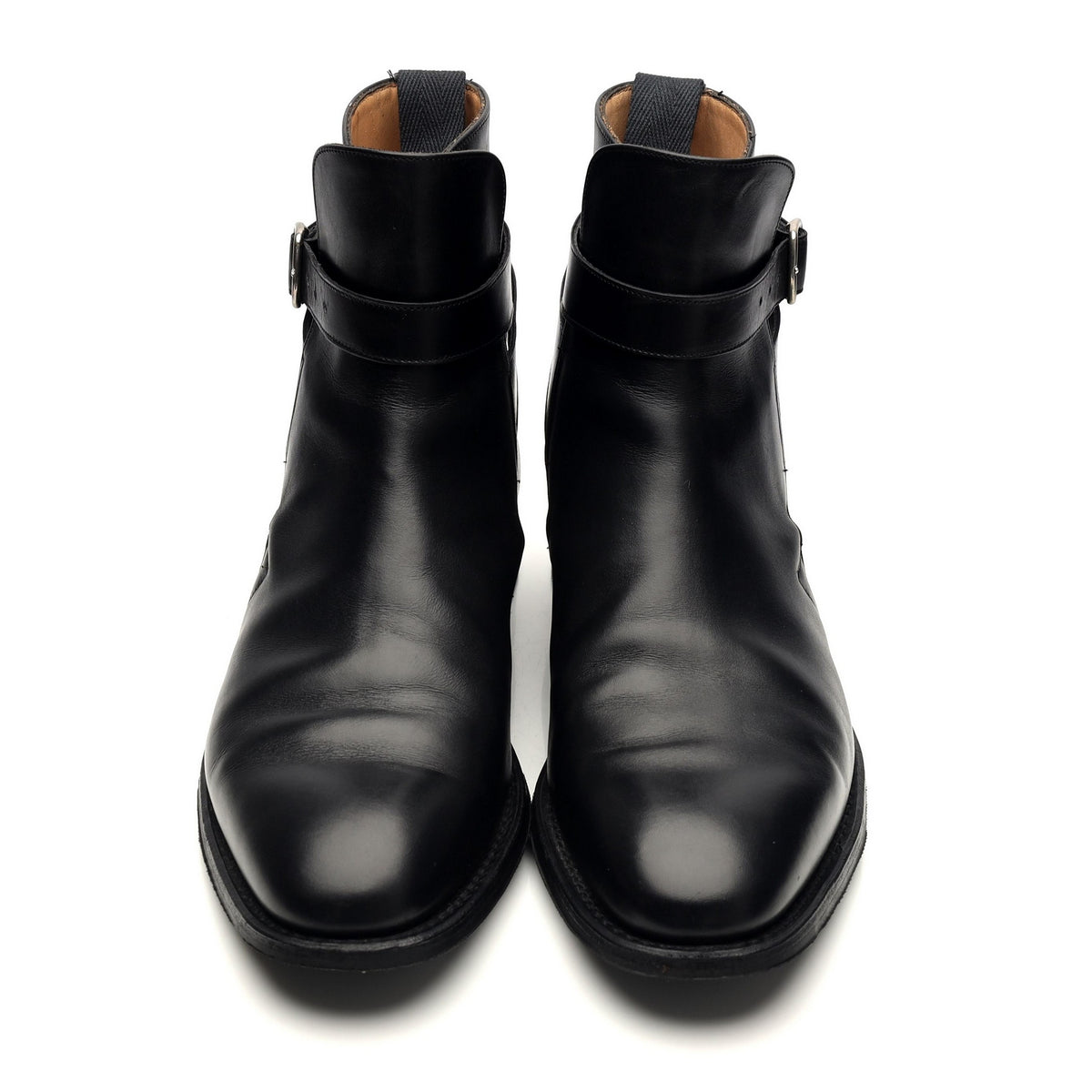 &#39;Bletsoe&#39; Black Leather Jodhpur Boots UK 9 F