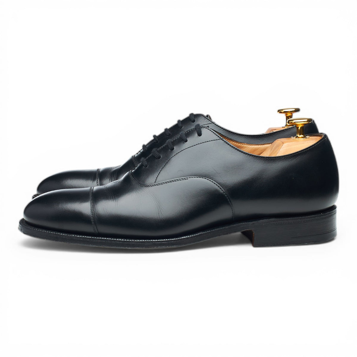 'Osborne' Black Leather Oxford UK 6 F