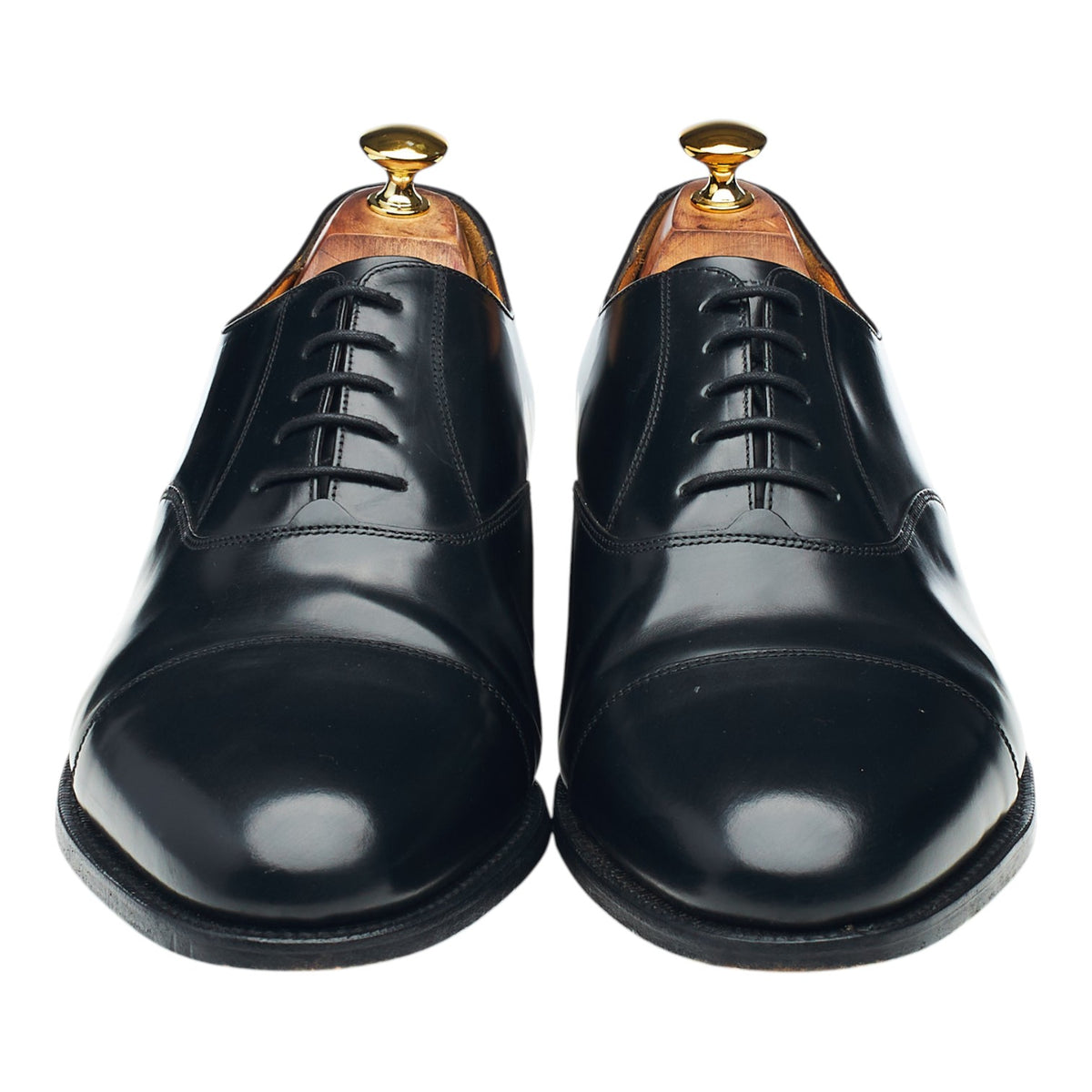 'Arnold' Black Leather Oxford UK 11 G