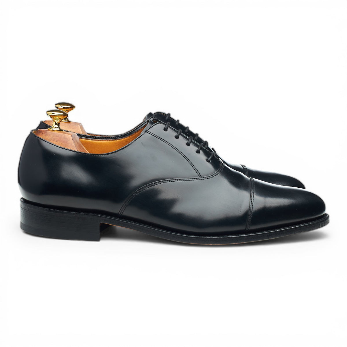 'Arnold' Black Leather Oxford UK 11 G