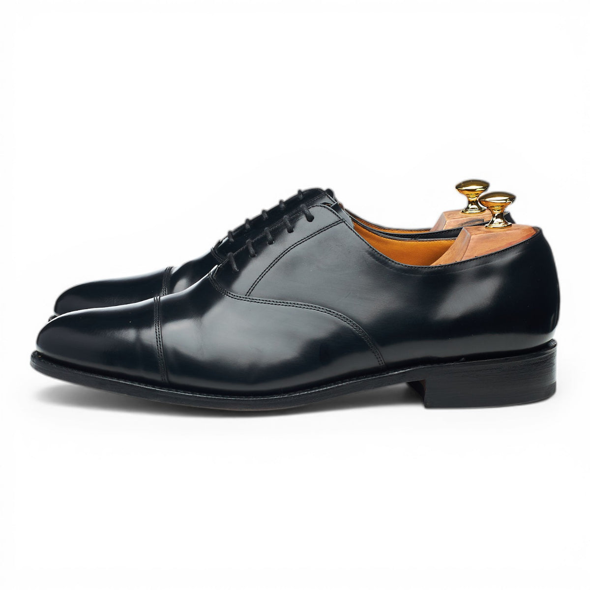 'Arnold' Black Leather Oxford UK 11 G