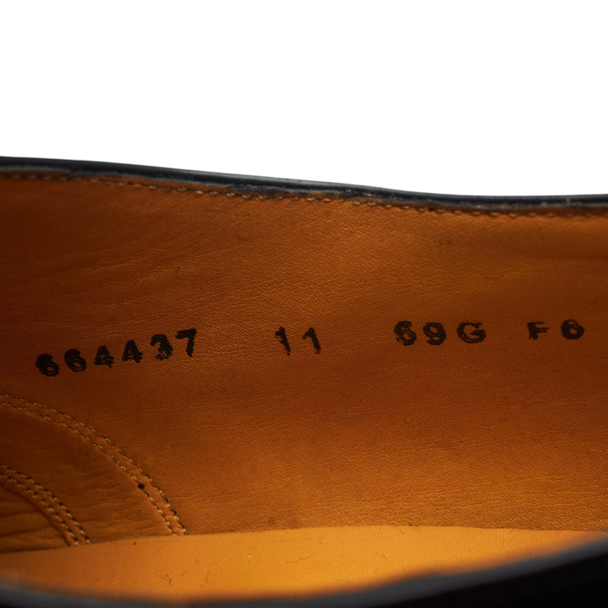 'Arnold' Black Leather Oxford UK 11 G