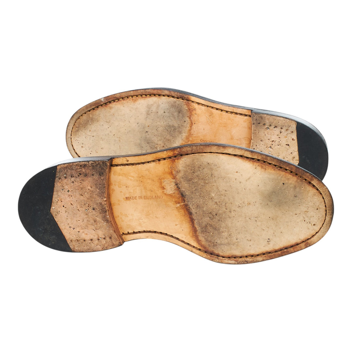 'Keswick' Black Leather Derby Brogues UK 7.5