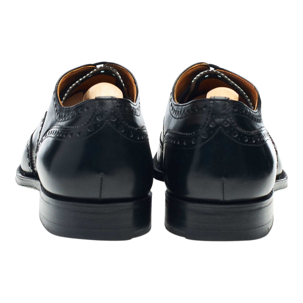 'Chetwynd' Black Leather Oxford Brogues UK 7 G