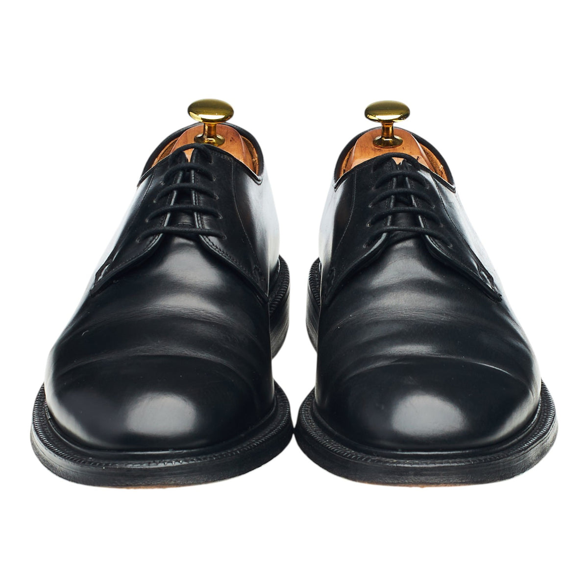 'Stratton' Black Leather Derby UK 8 G