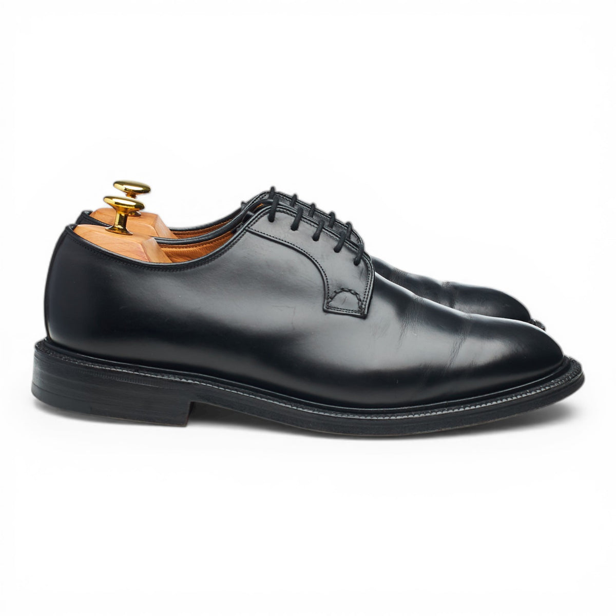 'Stratton' Black Leather Derby UK 8 G