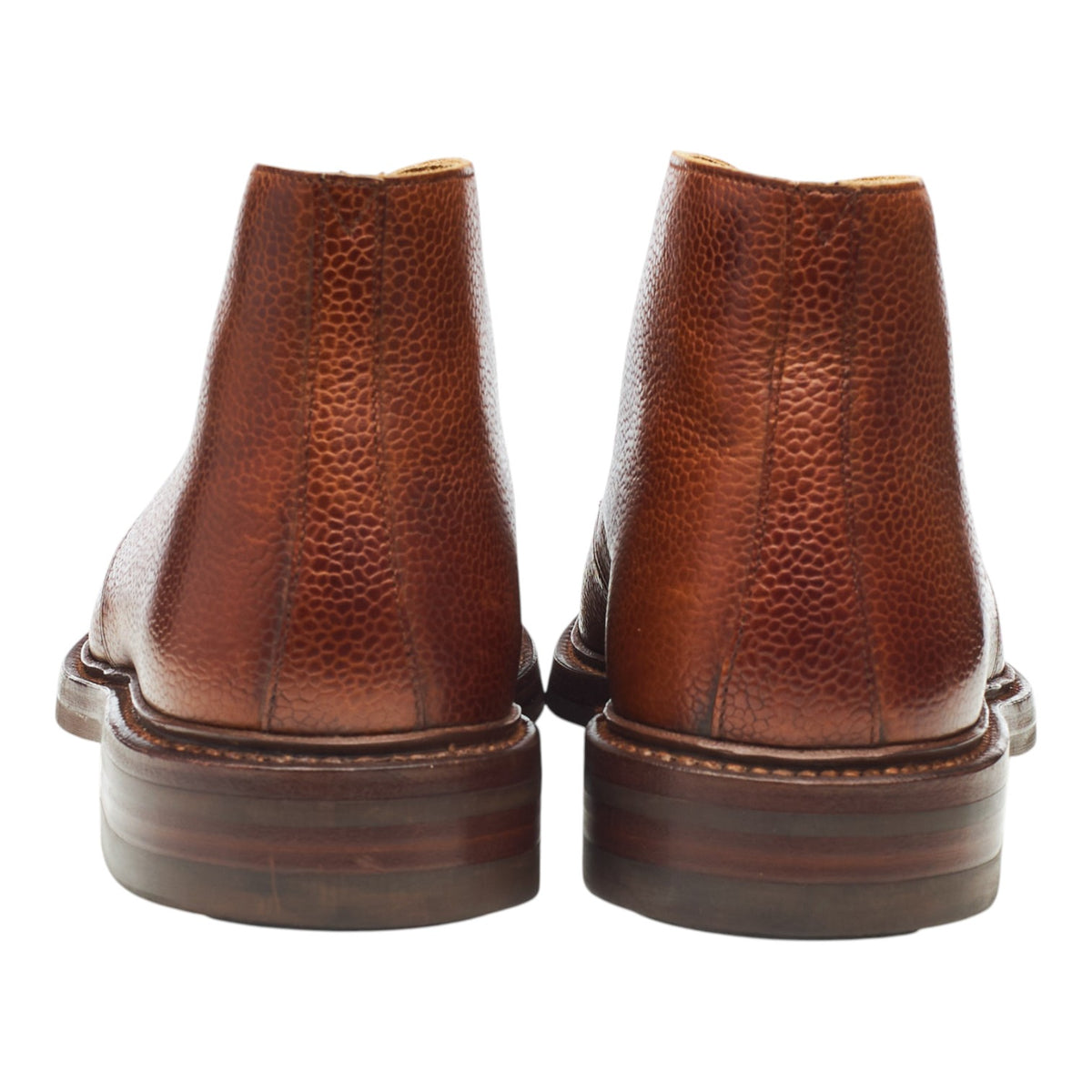 'Chepstow' Tan Brown Grain Leather Chukka Boot UK 6 E