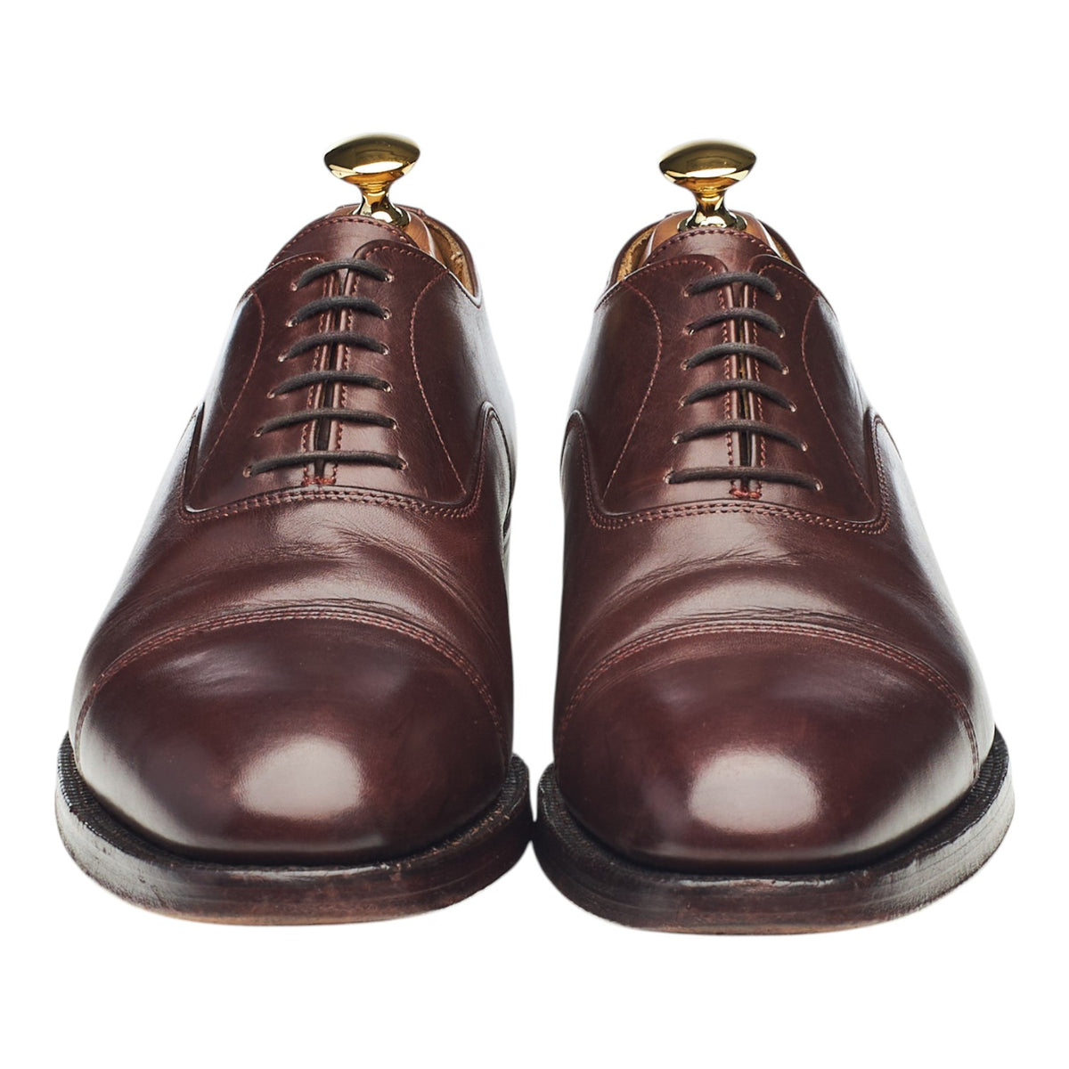 'Bloomsbury' Dark Brown Leather Oxford UK 7 F