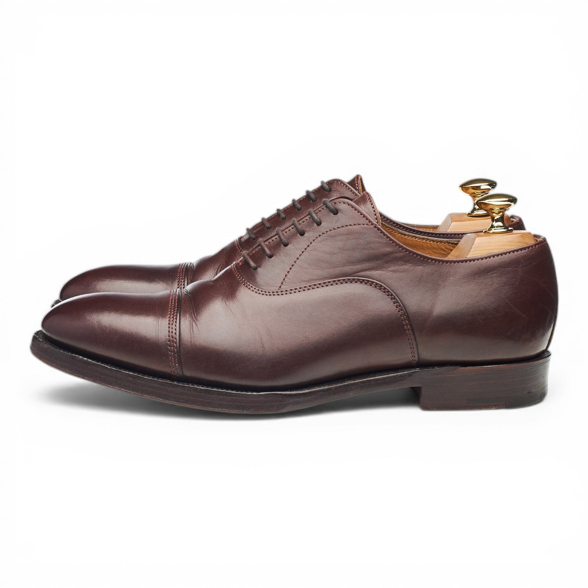'Bloomsbury' Dark Brown Leather Oxford UK 7 F