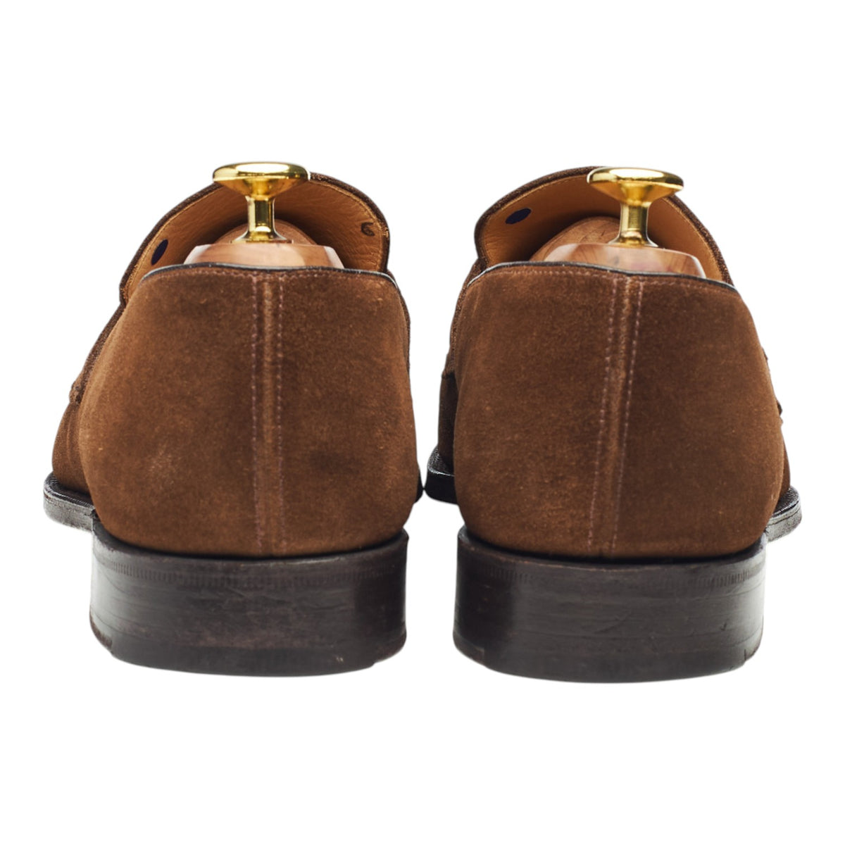 'Hertford' Brown Suede Loafers UK 8.5 F