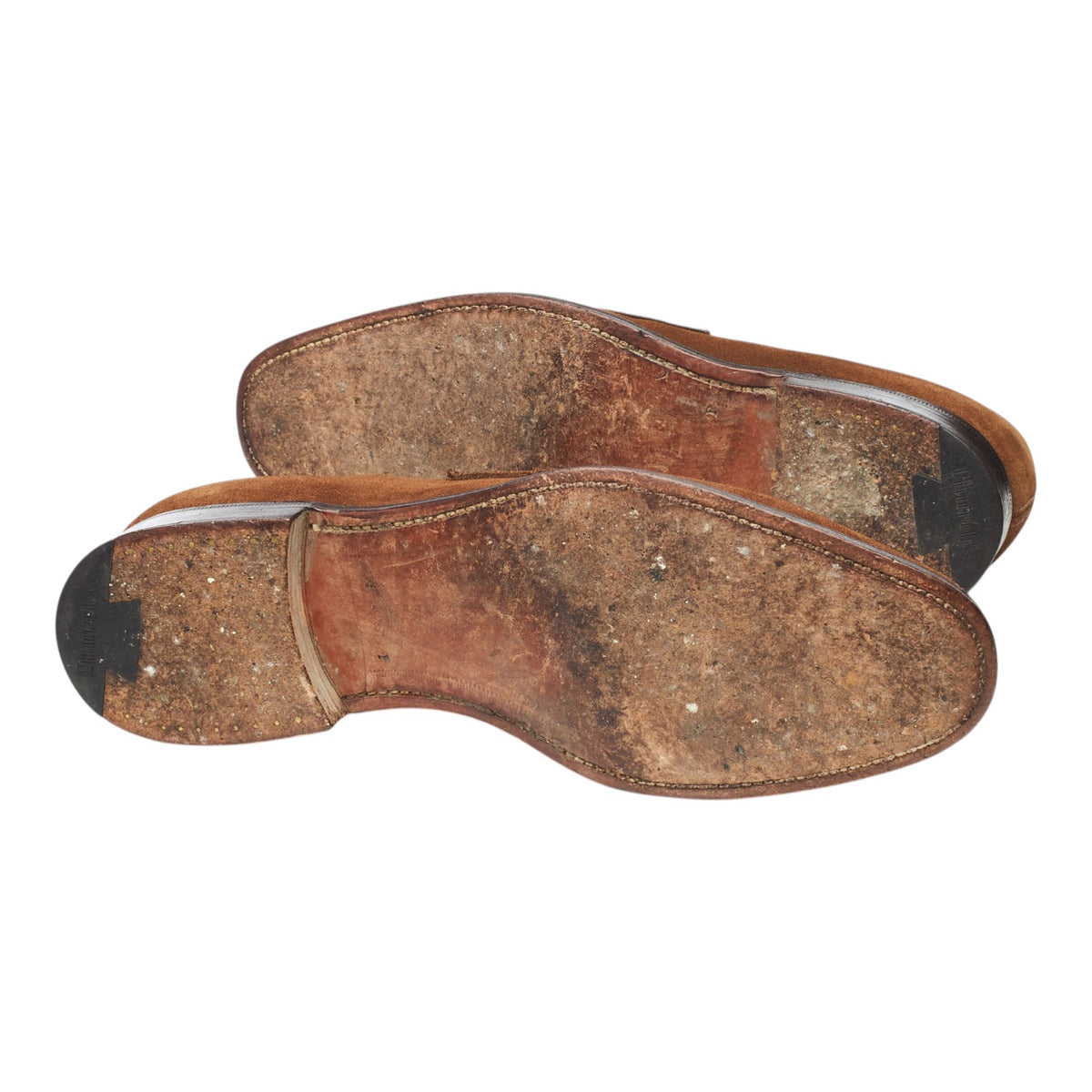 'Hertford' Brown Suede Loafers UK 8.5 F