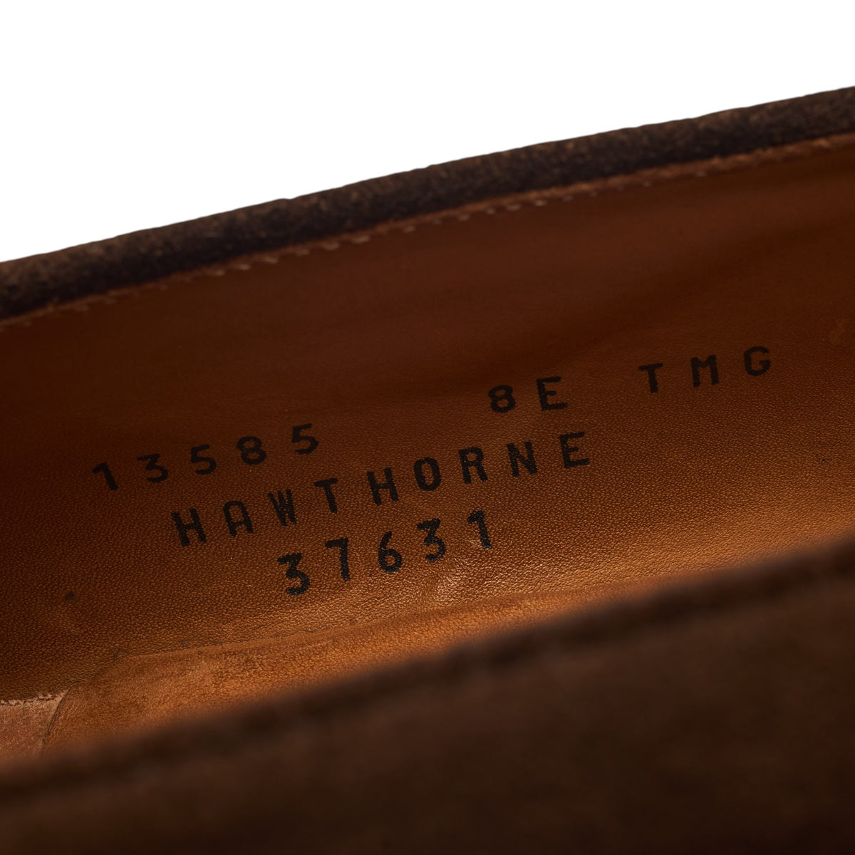 'Hawthorne' Brown Suede Butterfly Loafers UK 8 E