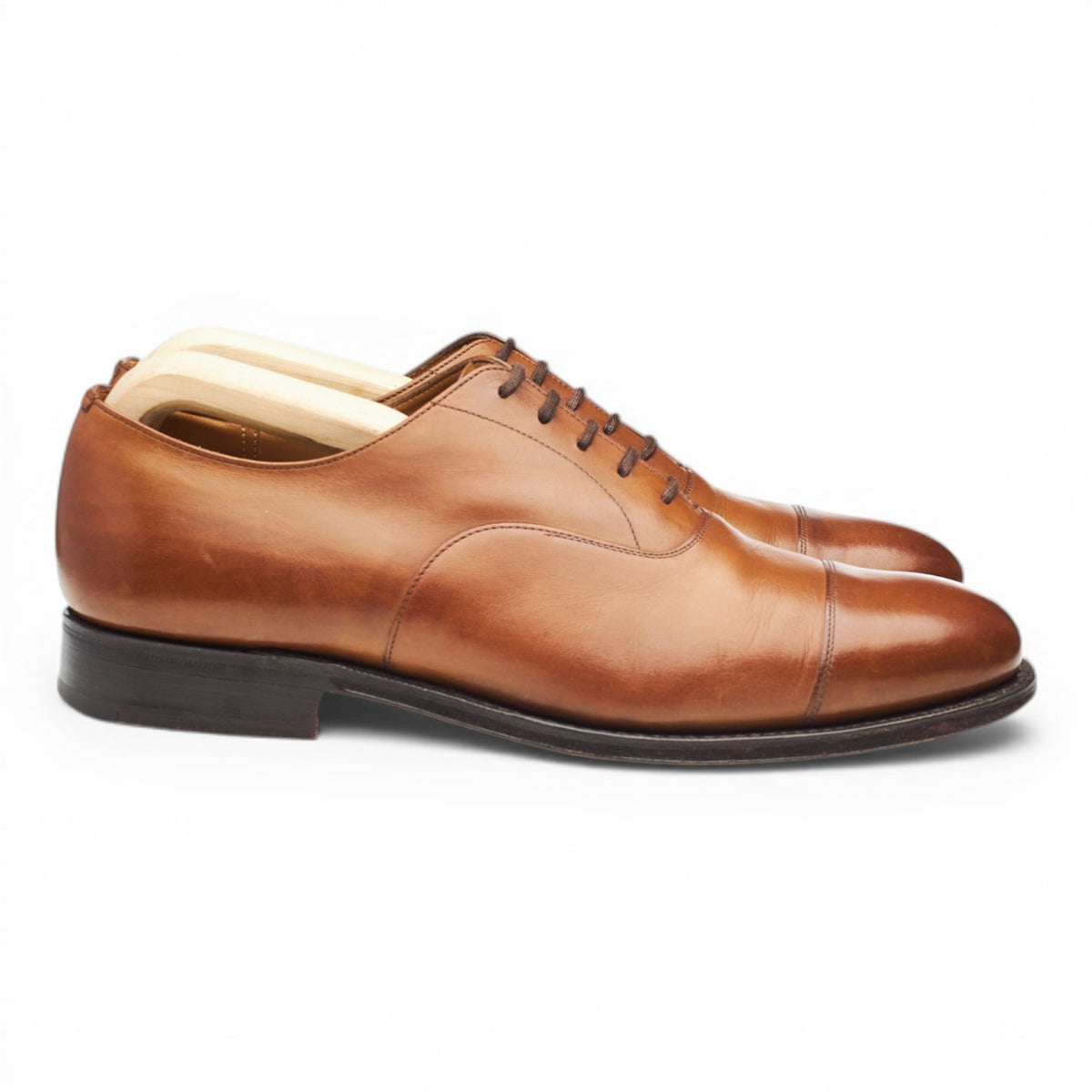 'Consul' Tan Brown Leather Oxford UK 7.5 G