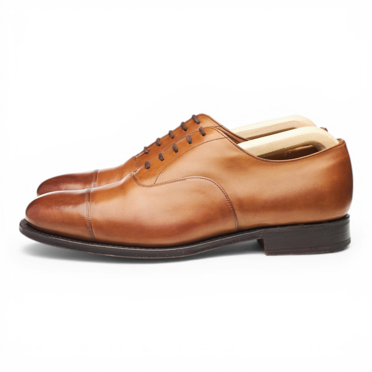 'Consul' Tan Brown Leather Oxford UK 7.5 G