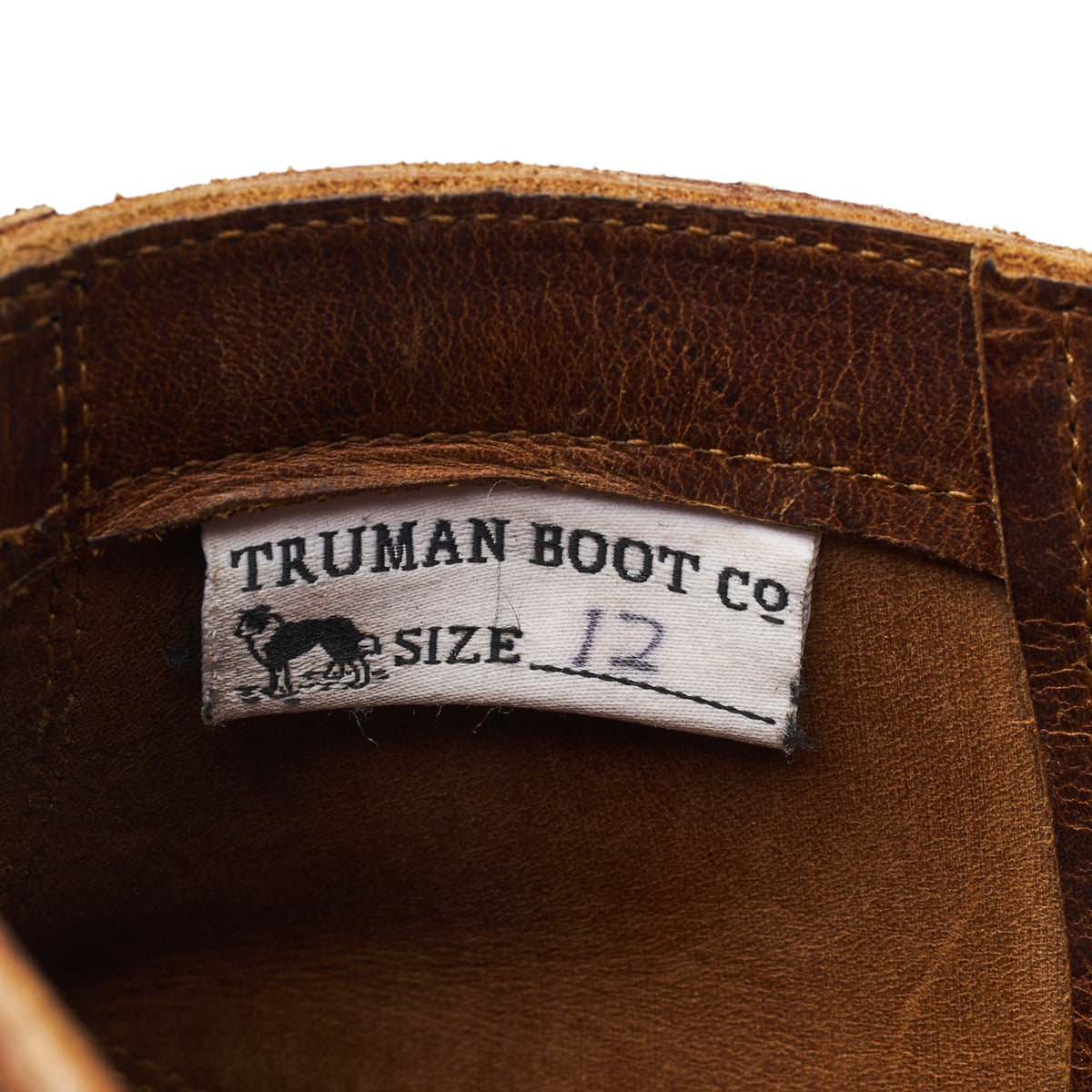 Dark Brown Waxed Leather Boots UK 11.5 US 12 D