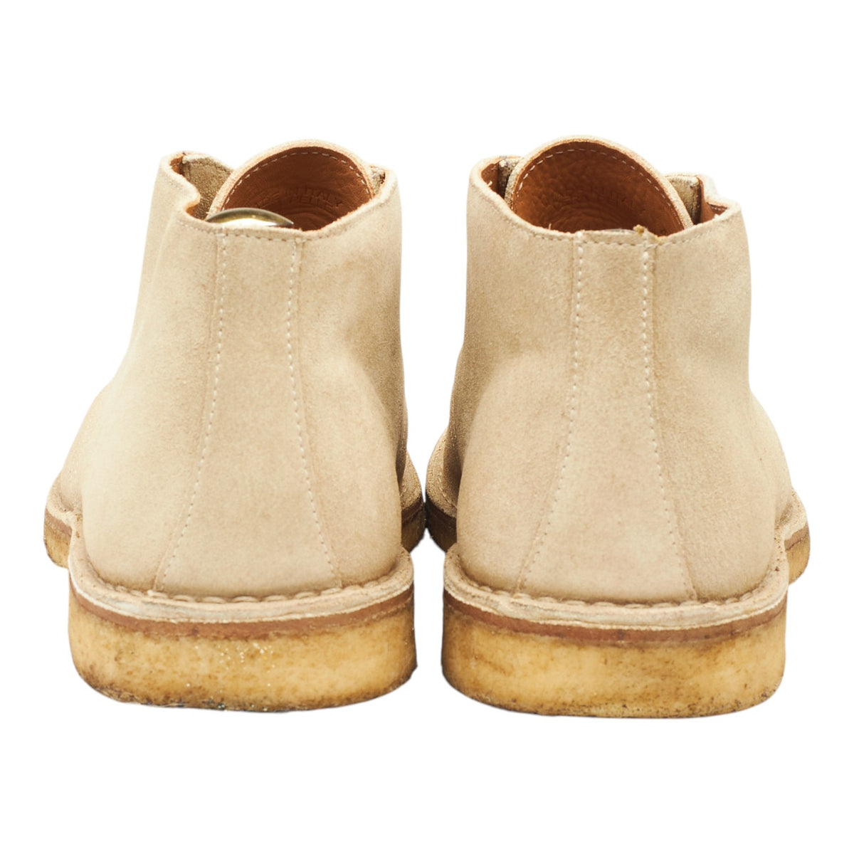 'Greenflex' Ecru Beige Suede Chukka Boots UK 10 EU 44