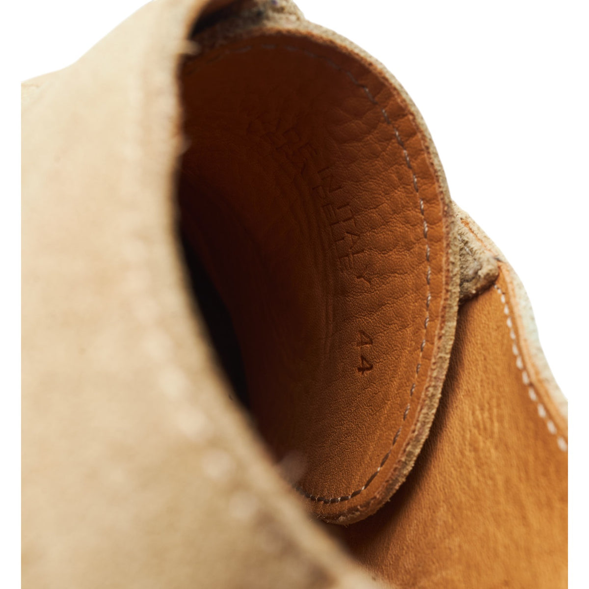 'Greenflex' Ecru Beige Suede Chukka Boots UK 10 EU 44