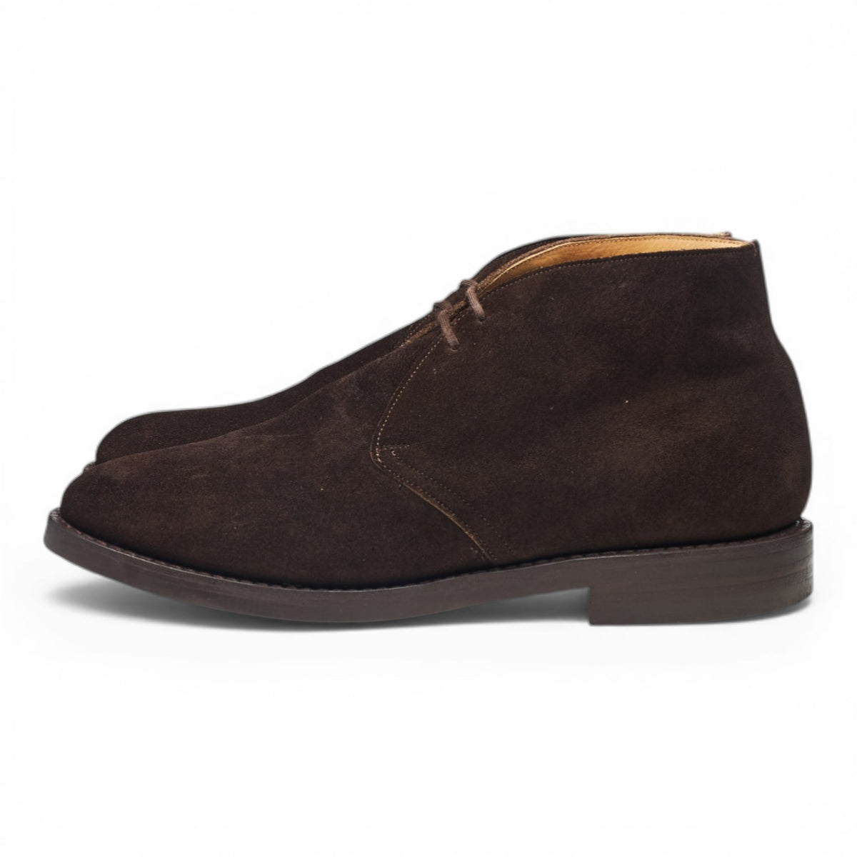 'Ryder 3' Dark Brown Suede Chukka Boots UK 8.5 G