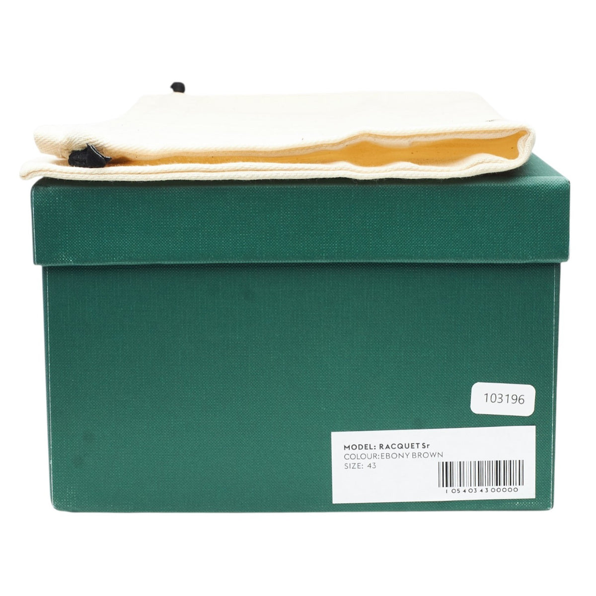 'Racquet Sr' Dark Brown Suede Sneakers UK 9 EU 43