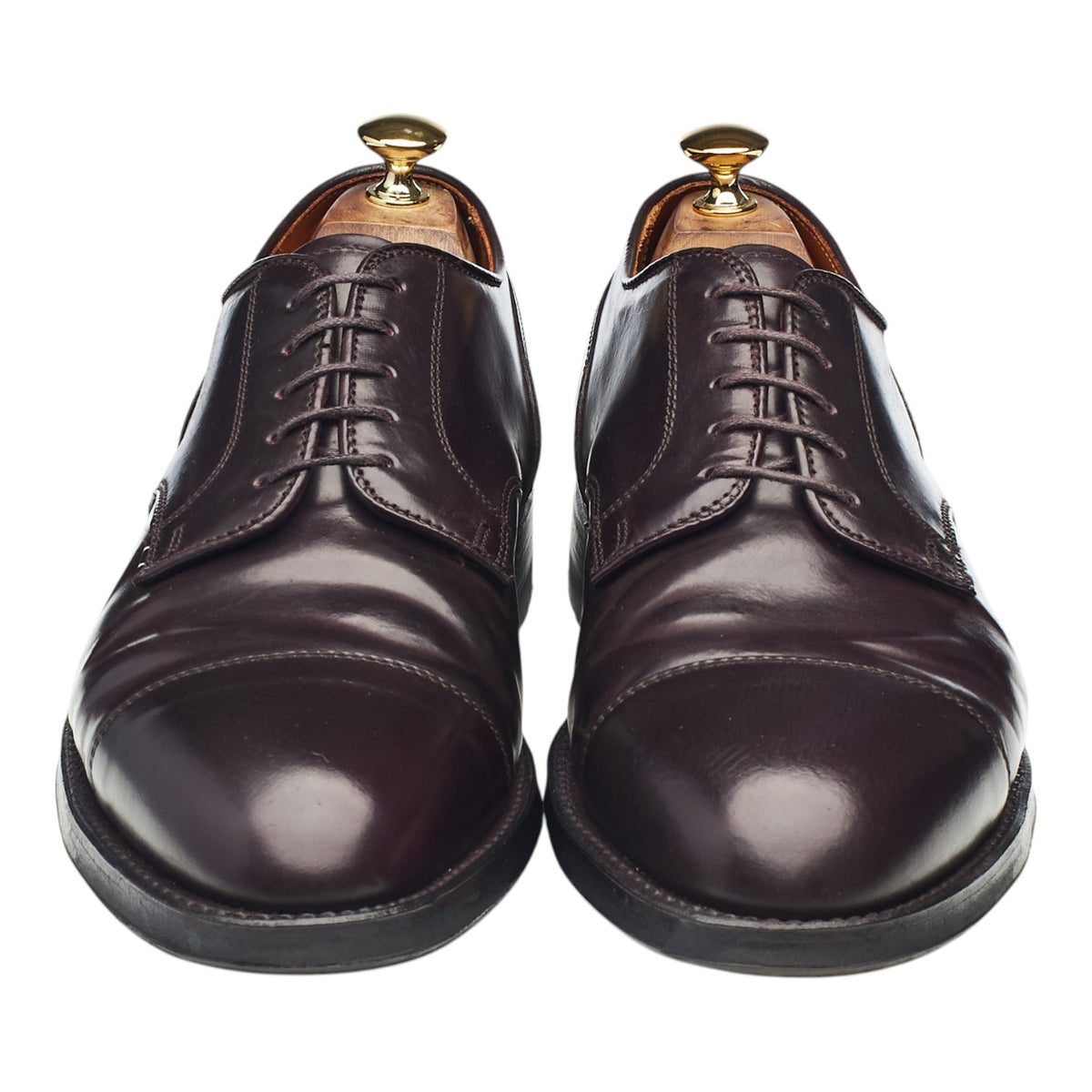 Drake's '2160C' Burgundy Cordovan Leather Derby UK 10.5 US 11.5