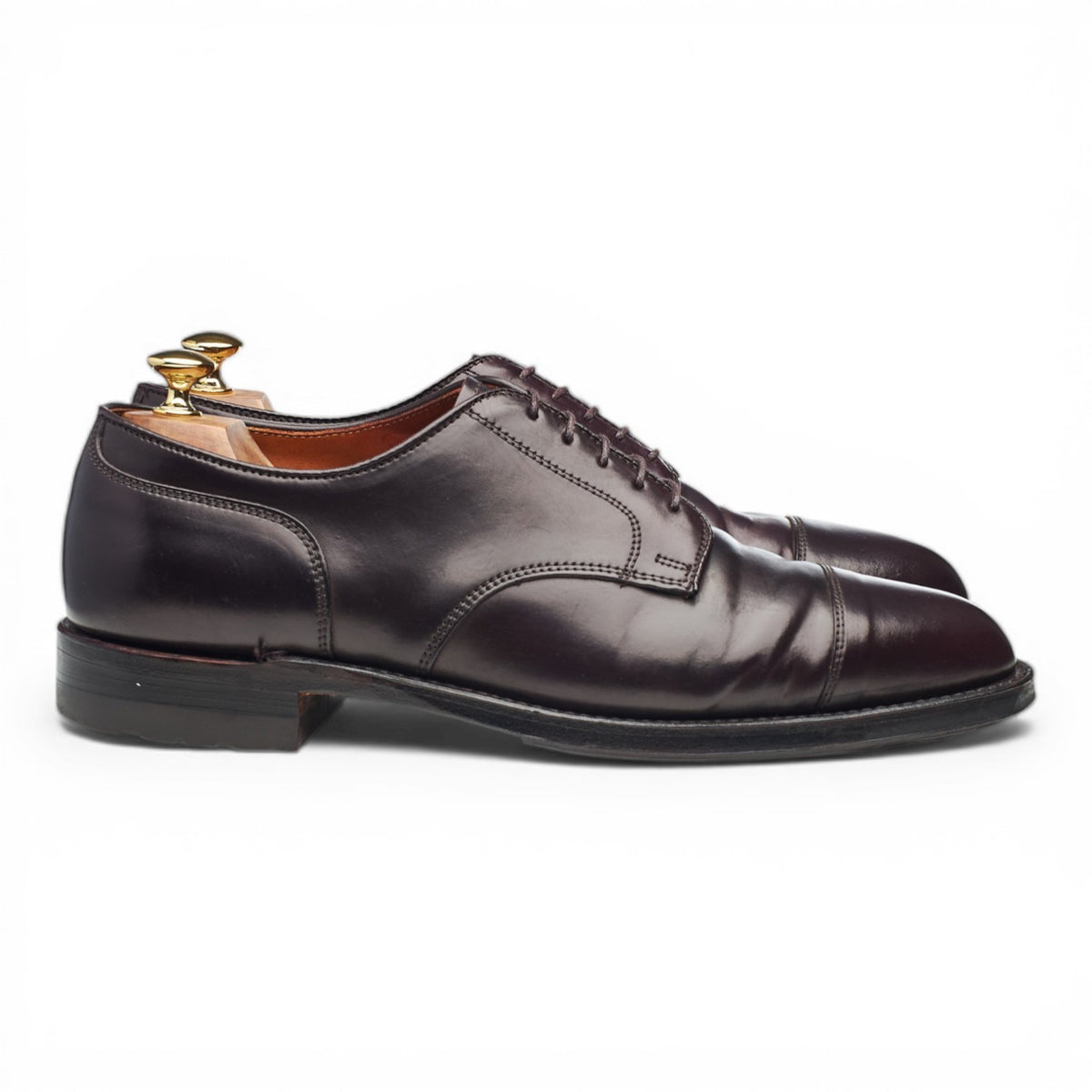 Drake's '2160C' Burgundy Cordovan Leather Derby UK 10.5 US 11.5