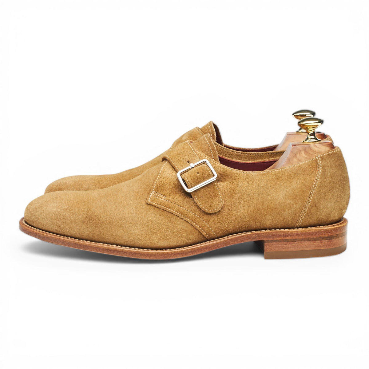 Design Sand Suede Monk Strap UK 7 F