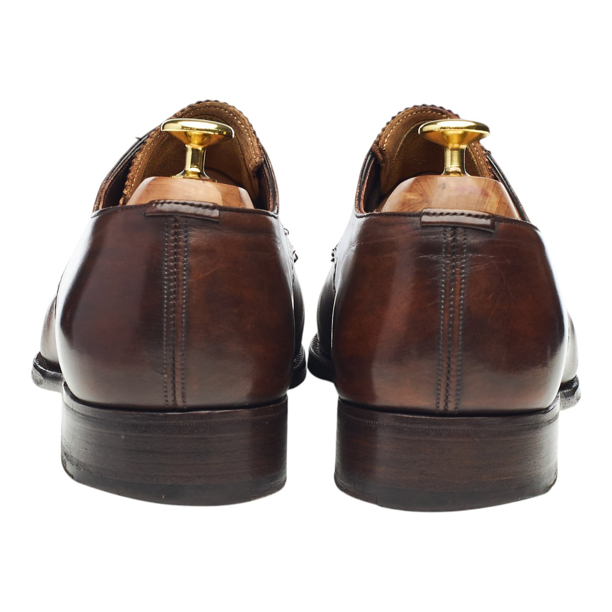 Imperial 'Osborne' Dark Brown Leather Derby Brogues UK 7.5 F