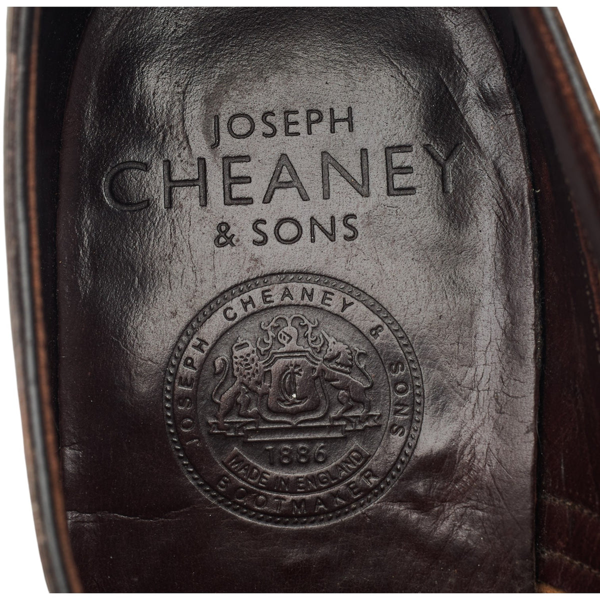 Imperial 'Osborne' Dark Brown Leather Derby Brogues UK 7.5 F