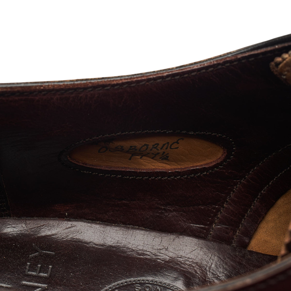 Imperial 'Osborne' Dark Brown Leather Derby Brogues UK 7.5 F