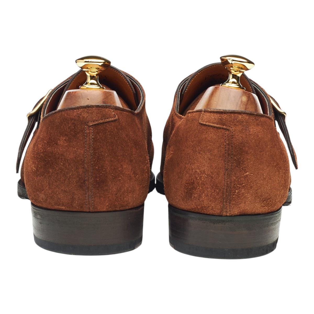 'Regency' Snuff Brown Leather Monk Strap UK 10 E