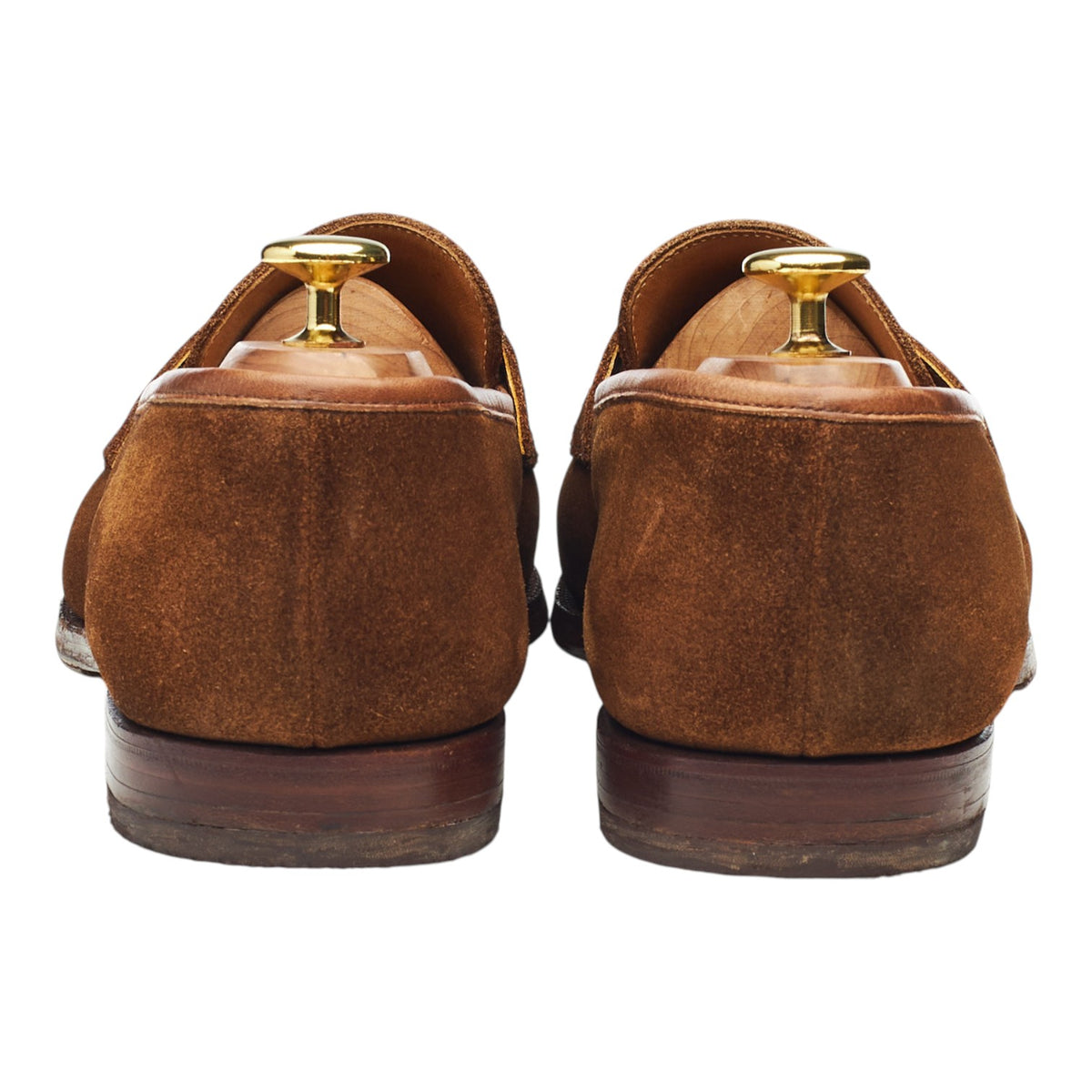 'Sydney' Snuff Brown Suede Loafers UK 8 E
