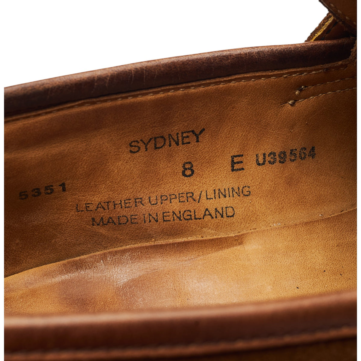 'Sydney' Snuff Brown Suede Loafers UK 8 E