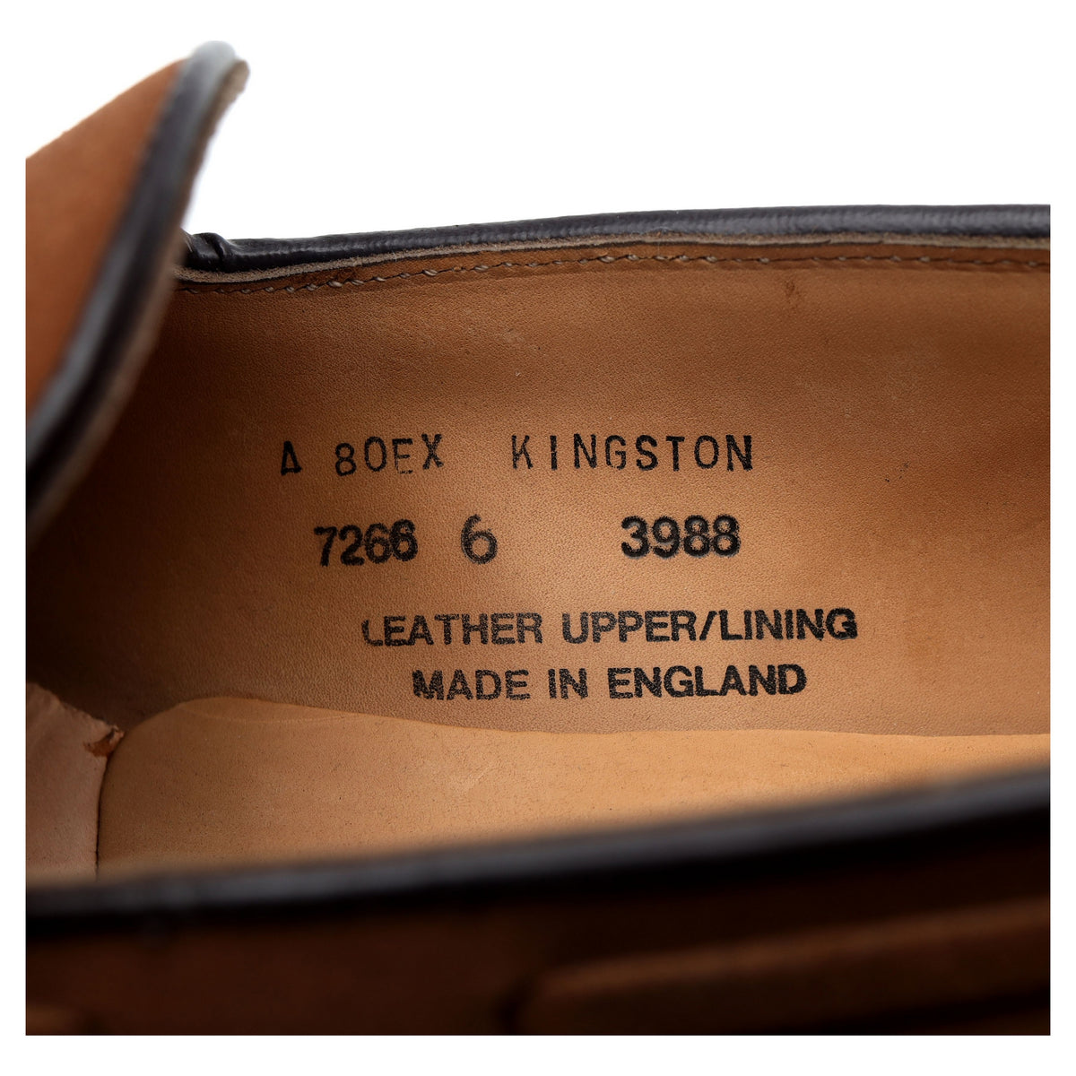 &#39;Kingston&#39; Brown Suede Tassel Loafers UK 6 EX