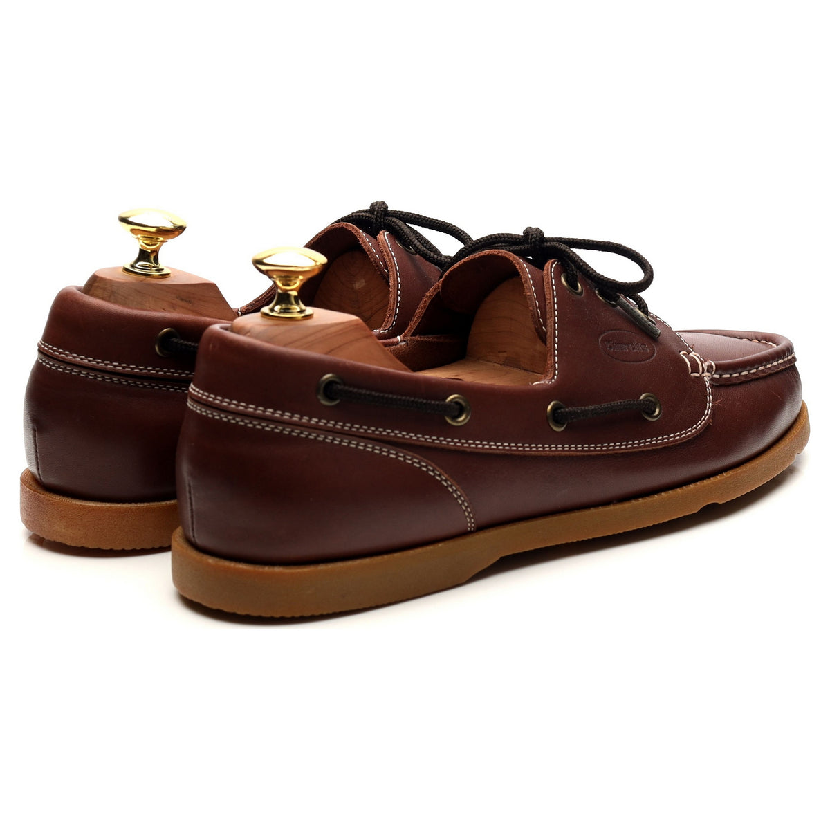 Brown Leather Boat Shoes UK 8.5