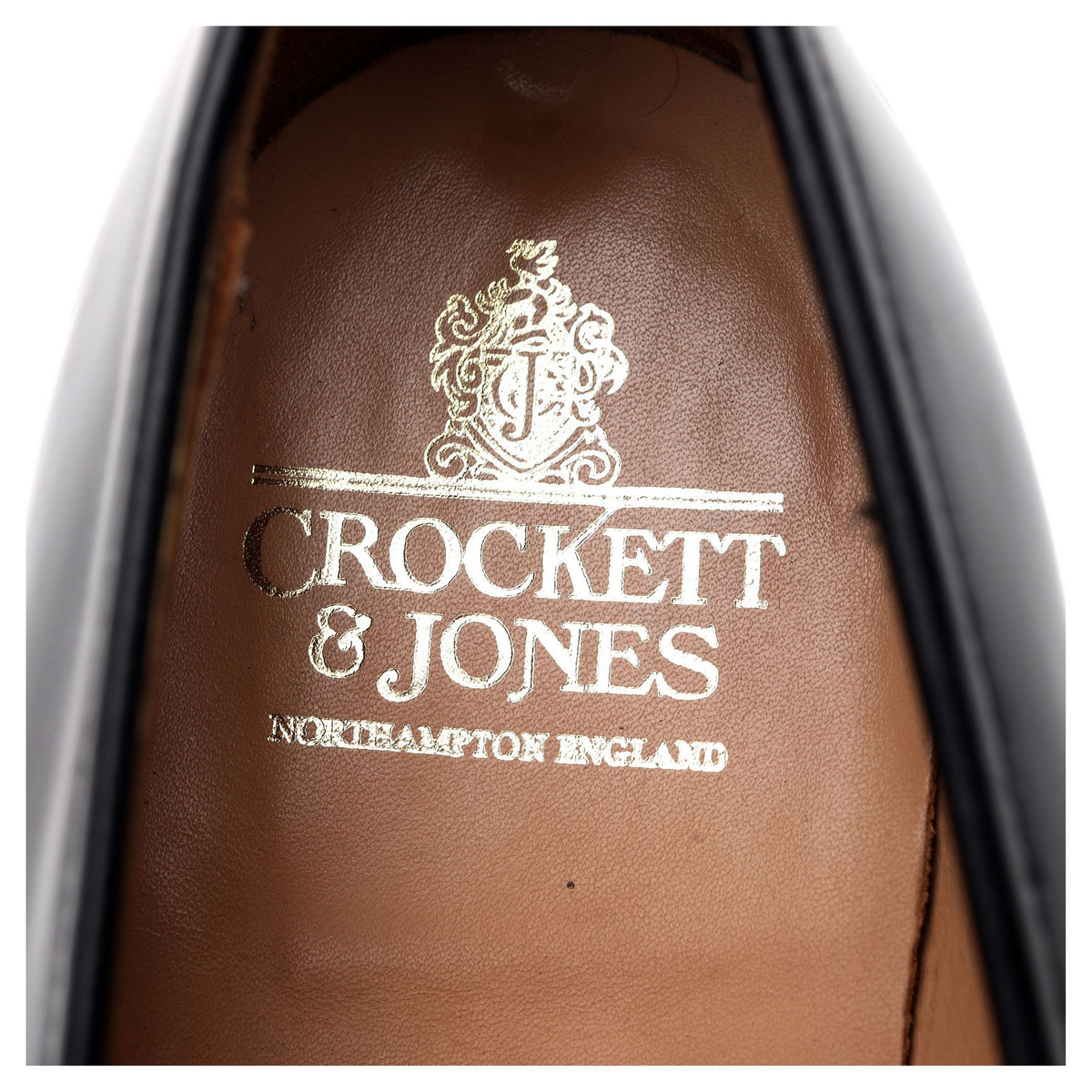 &#39;Boston&#39; Black Leather Loafers UK 10.5 E