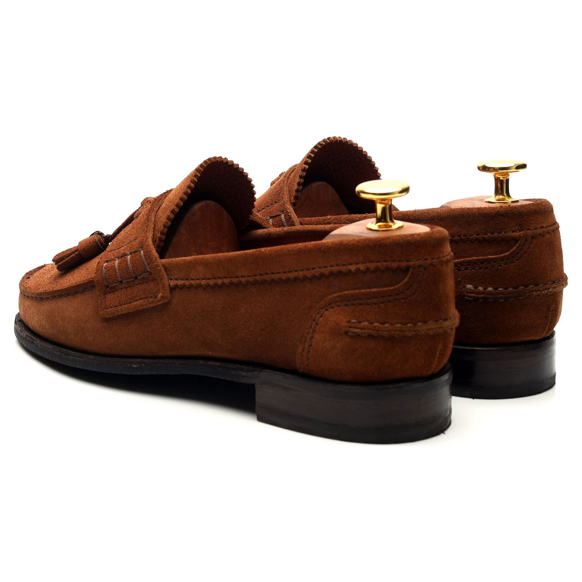 Women&#39;s &#39;Polly&#39; Brown Suede Tassel Loafers UK 4.5 D