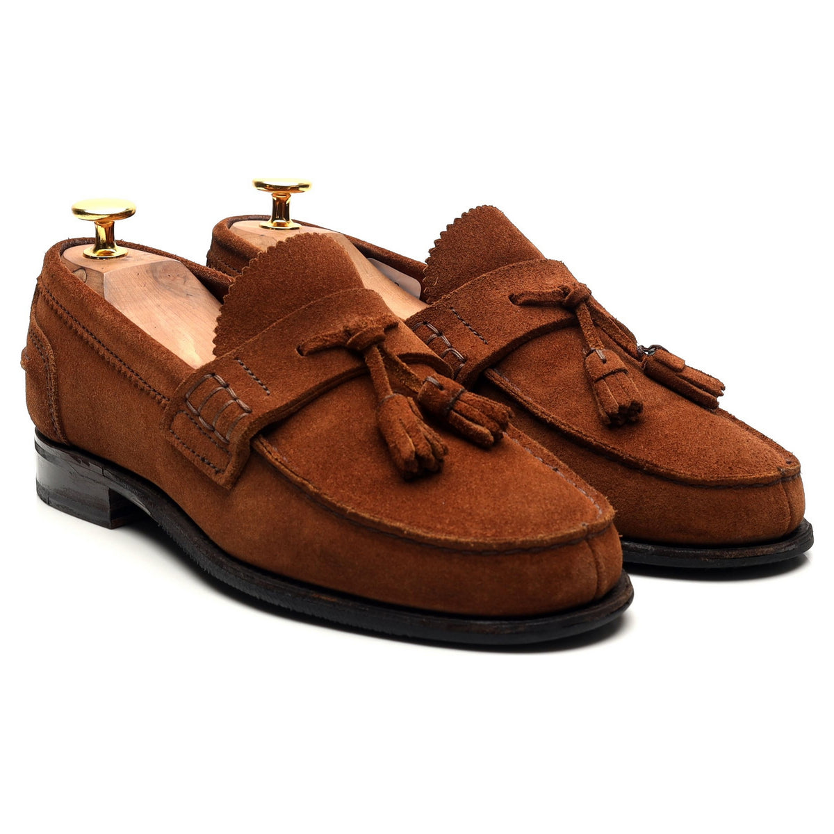 Women&#39;s &#39;Polly&#39; Brown Suede Tassel Loafers UK 4.5 D