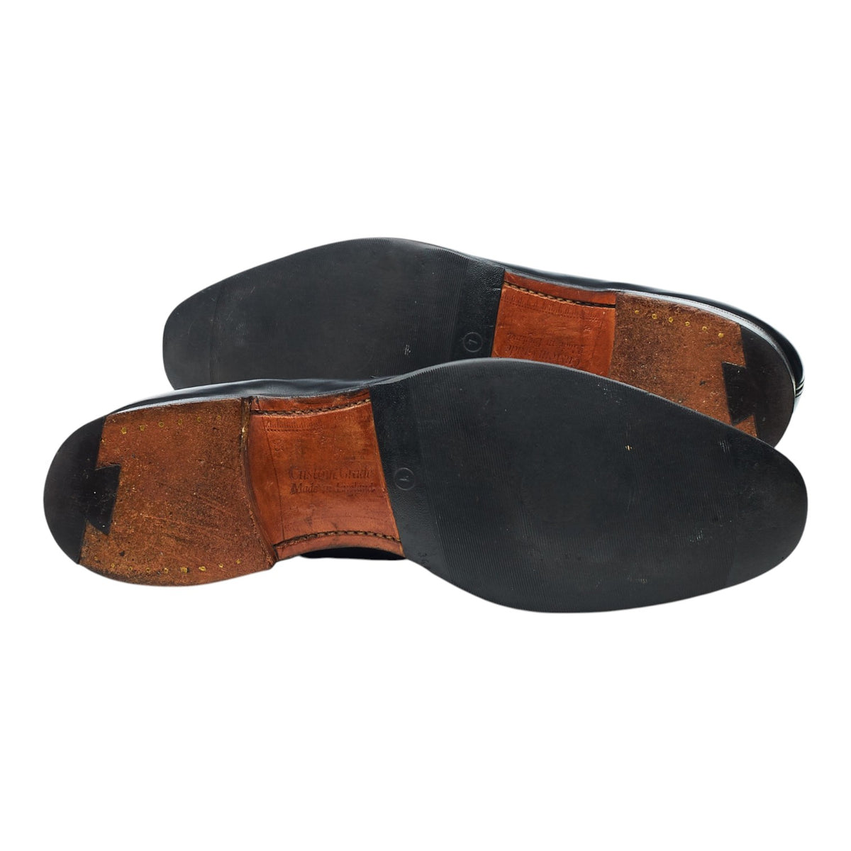 'Hertford 2' Black Leather Loafers UK 9.5 F
