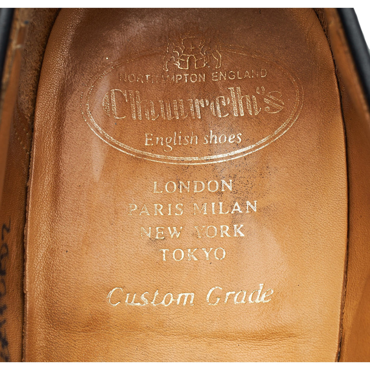 'Hertford 2' Black Leather Loafers UK 9.5 F