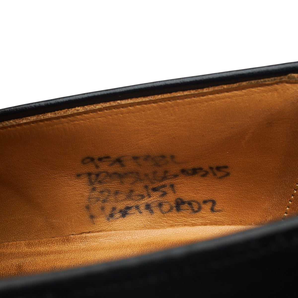'Hertford 2' Black Leather Loafers UK 9.5 F