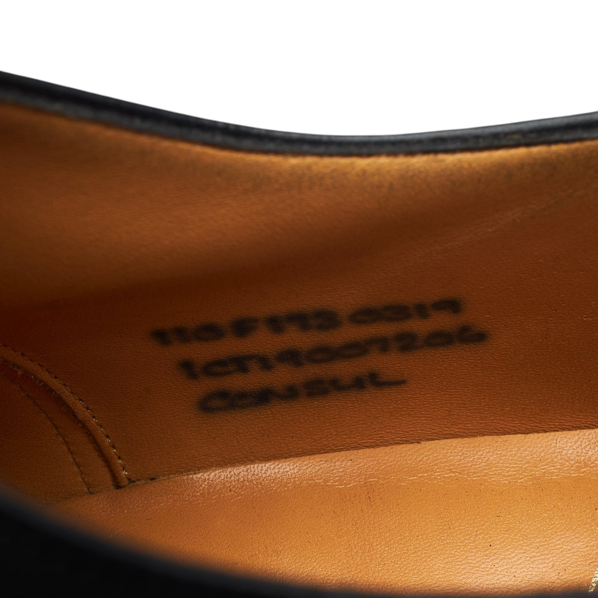 'Consul' Black St. James Leather Oxford UK 11 F