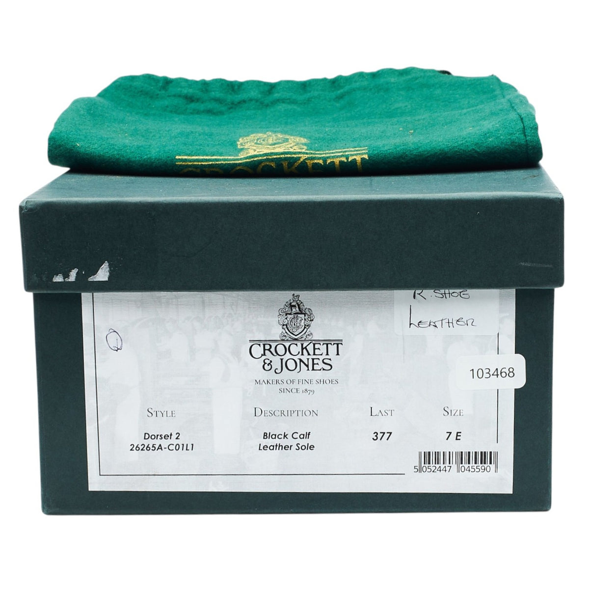 'Dorset 2' Black Leather Oxford UK 7 E