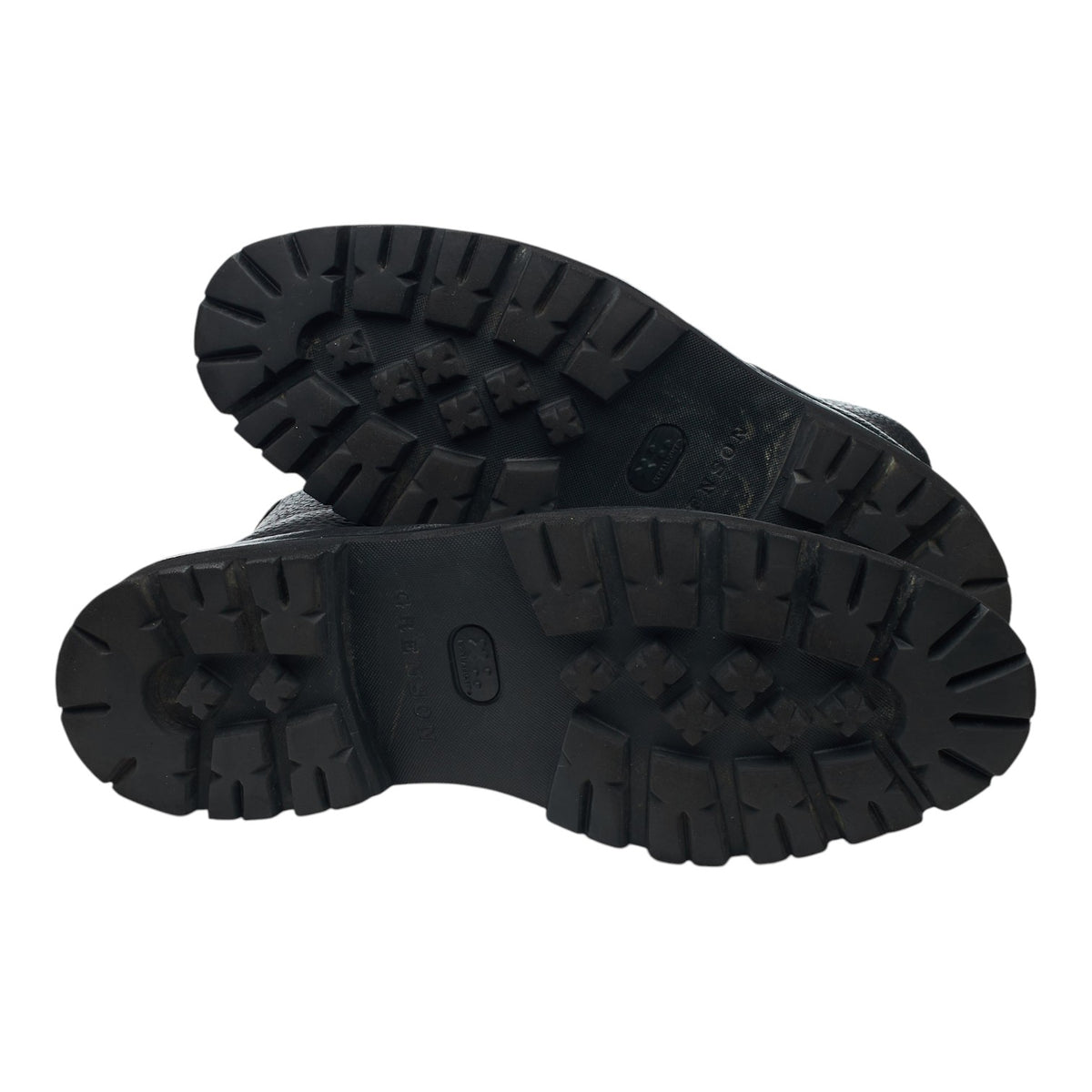 'Hadley' Black Grain Leather Boots UK 10.5 G