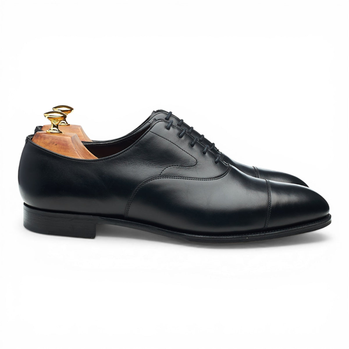 'Chelsea' Black Leather Oxford UK 10 E