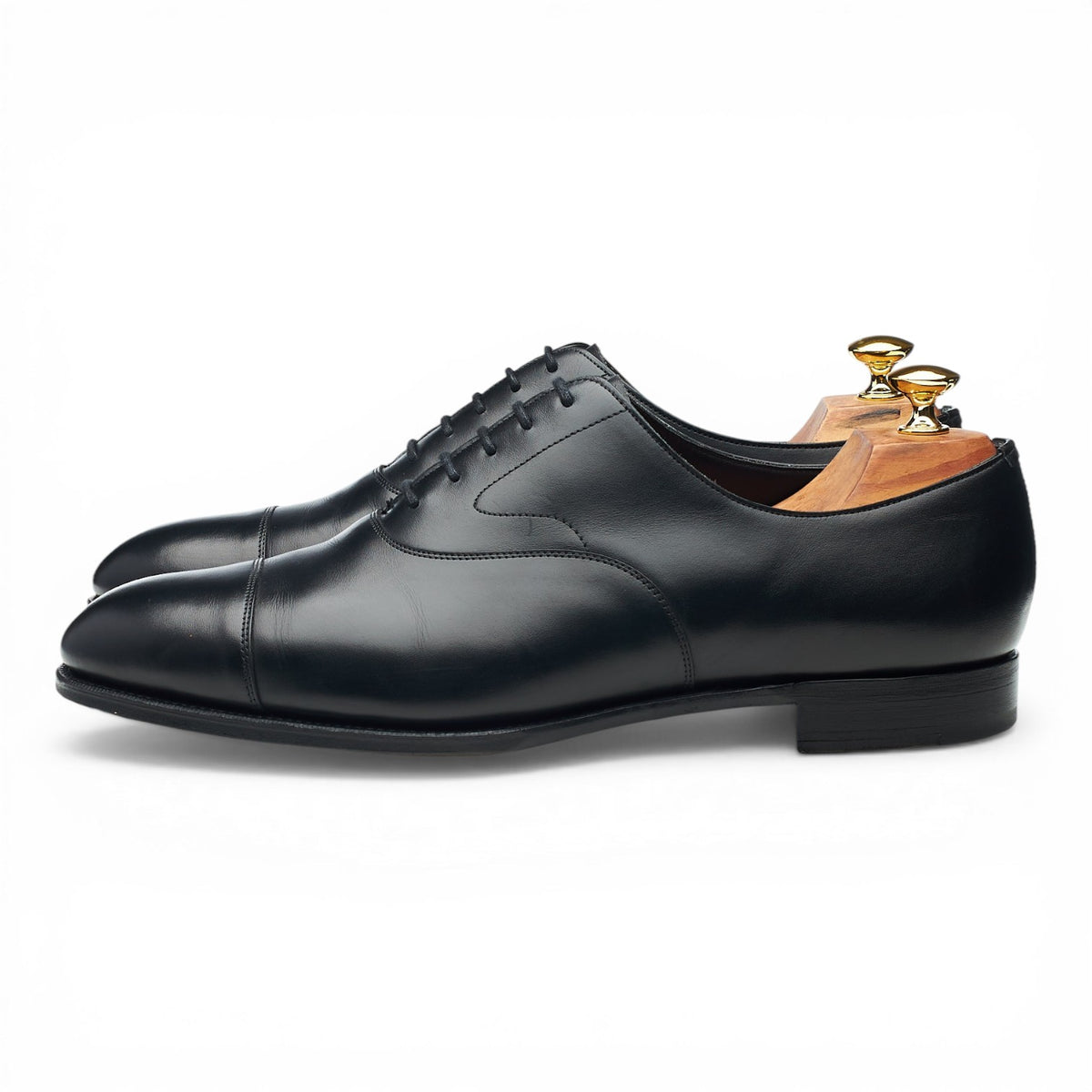 'Chelsea' Black Leather Oxford UK 10 E