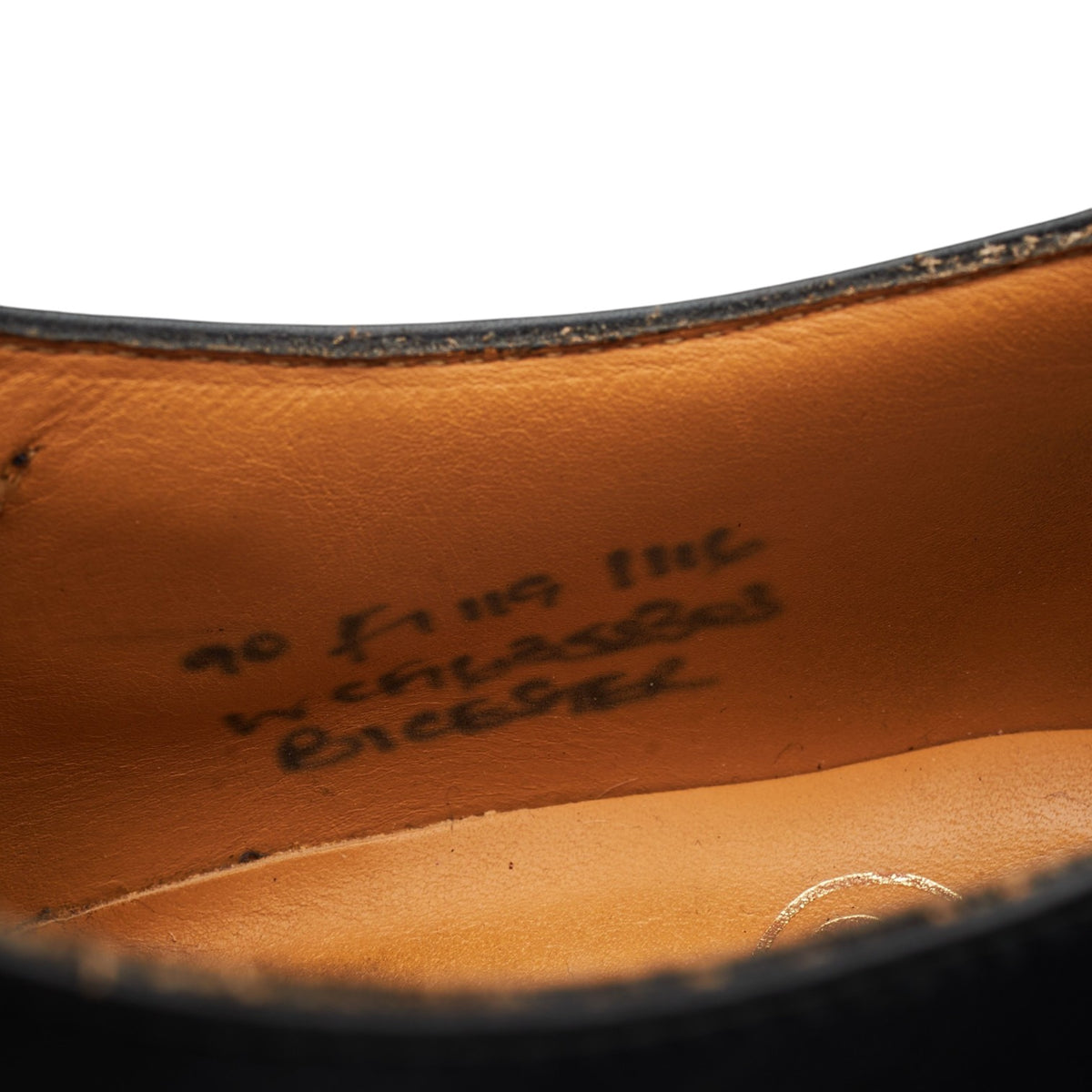 'Bicester' Black Leather Double Monk Strap UK 9 F