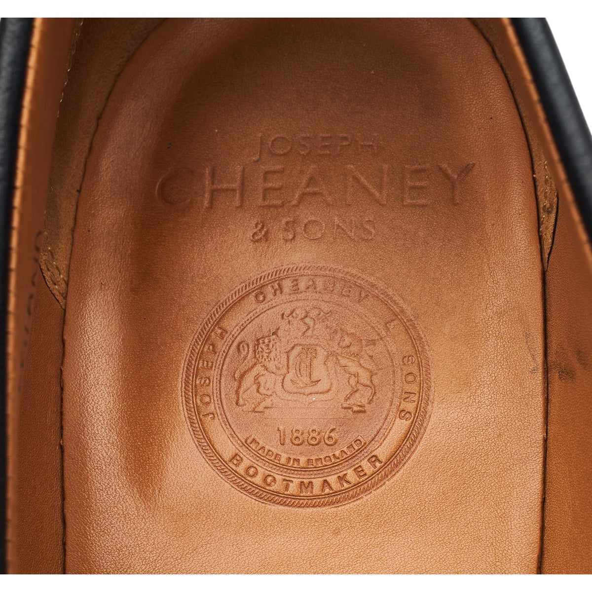 'Harvey' Black Hatch Grain Leather Horsebit Loafers UK 10 F