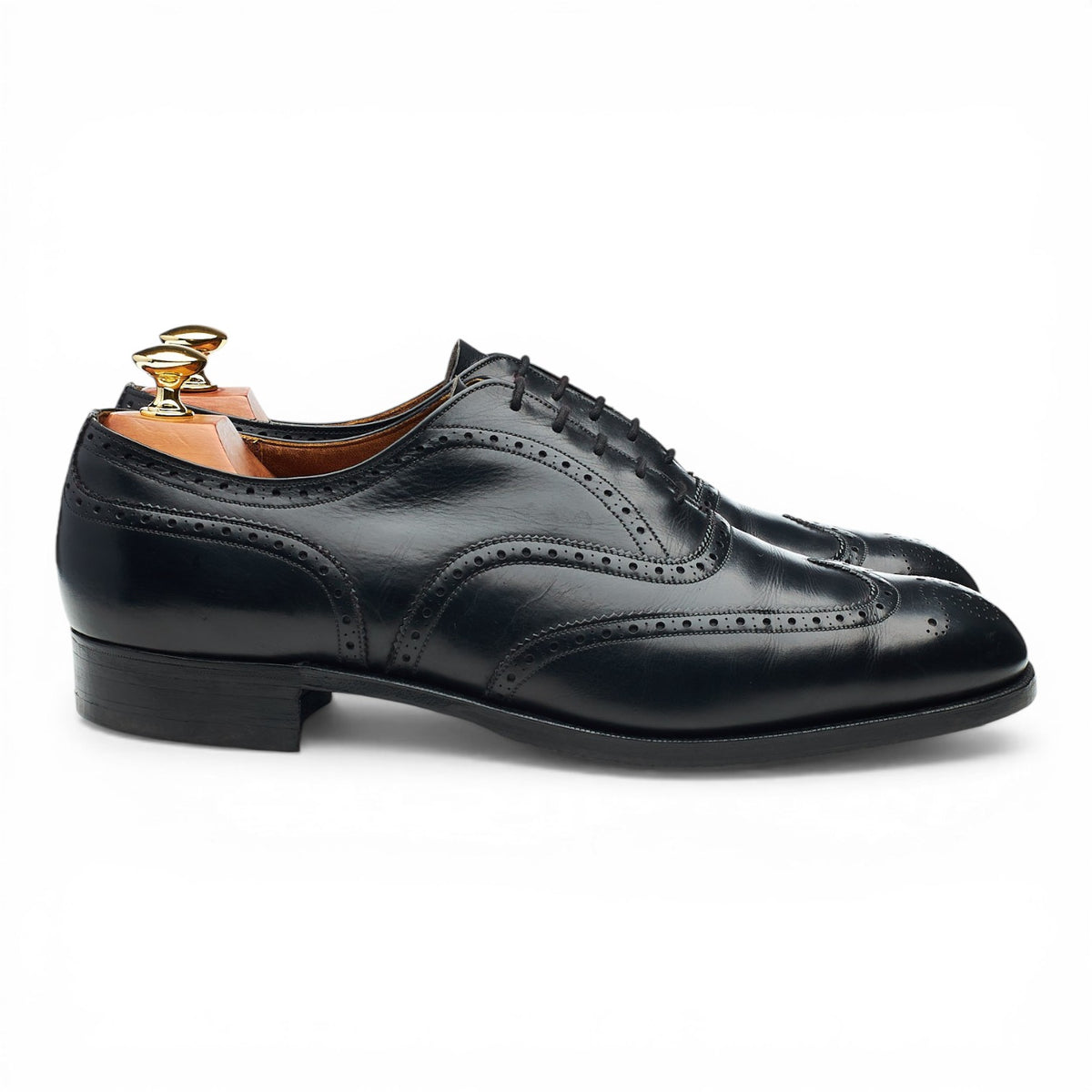Whipflex 'Charter' Black Leather Oxford Brogues UK 9 F