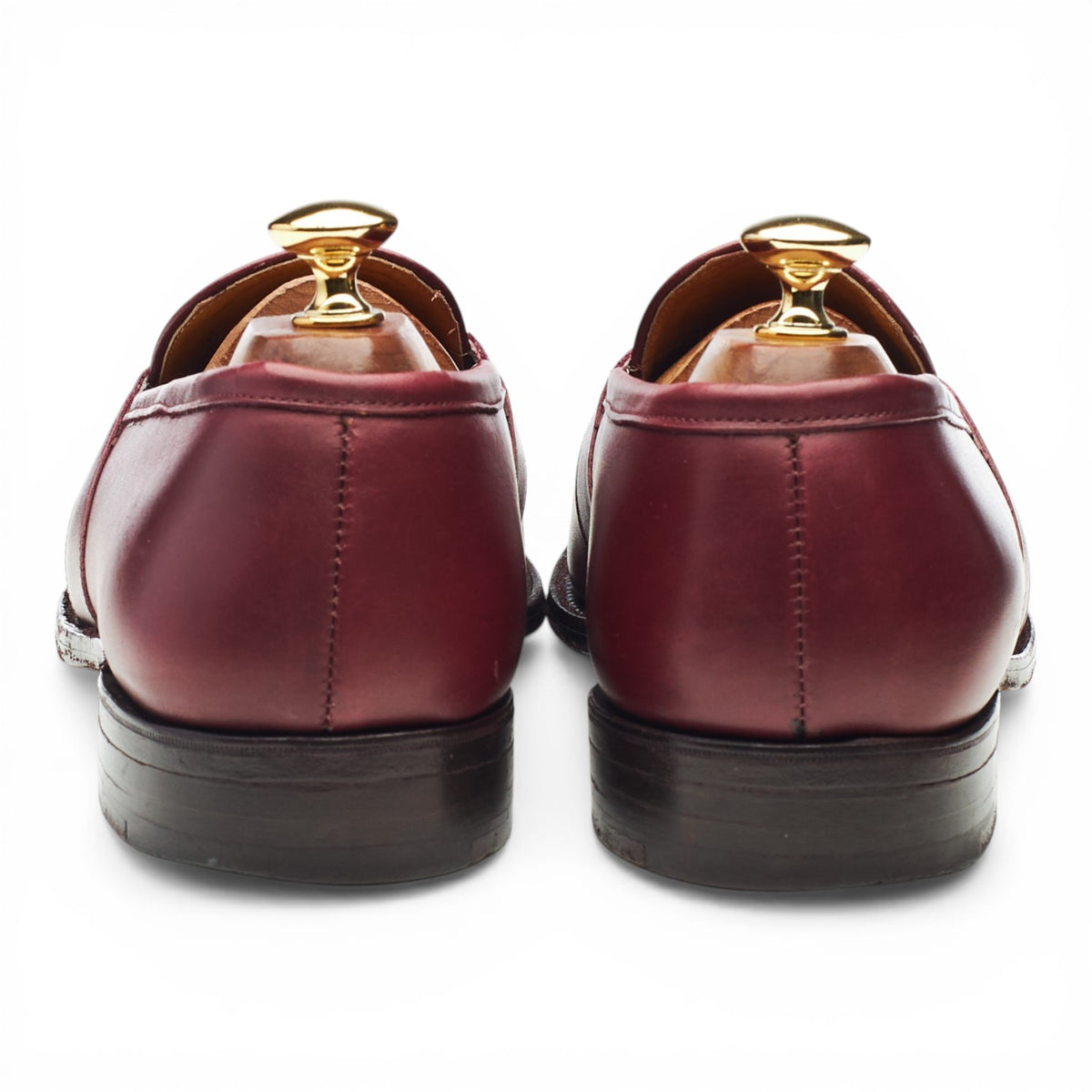 Burgundy Leather Loafers UK 9